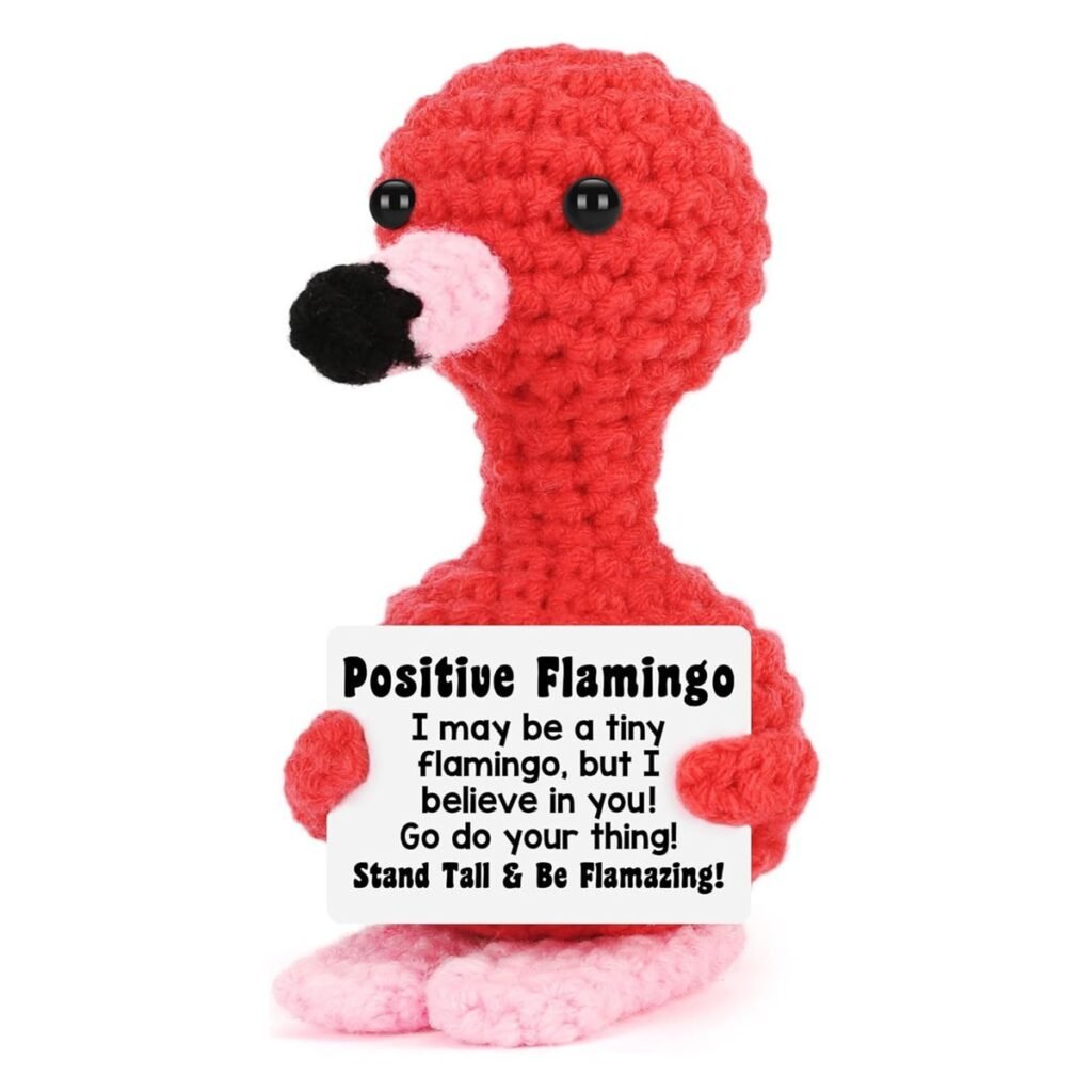 Cheer-Up Crochet Pals Gift Set – Flamingo, Penguin & Bunny (Set of 3)