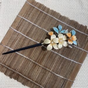 Silk Flower Cluster Hair Stick